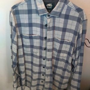 Roots Blue Plaid Flannel